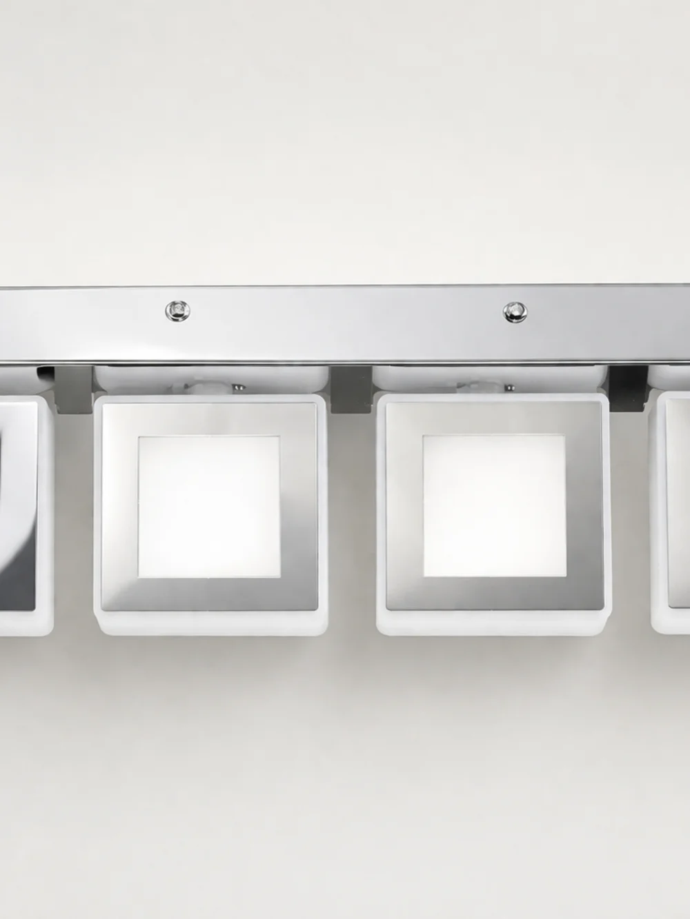 Effulgence 16” LED Vanity Light – 4 Light Chrome Bathroom Fixture